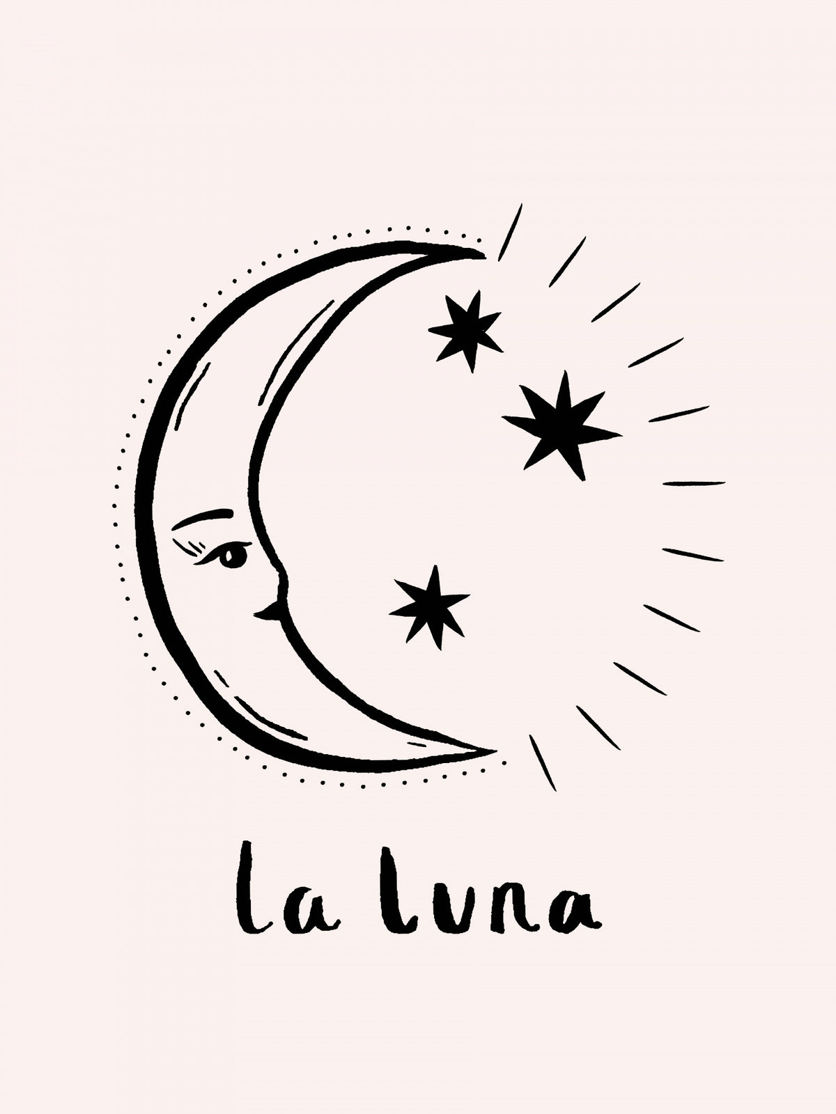 La Luna Poster och Canvastavla