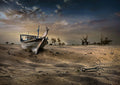 SHIP IN THE DESERT Poster och Canvastavla