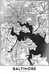 Baltimore Poster och Canvastavla