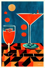 Midnight In Napoli Poster och Canvastavla