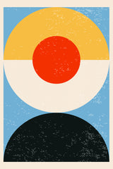 Minimal Abstract Shapes Series #32 Poster och Canvastavla