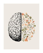 Brain Bloom Poster och Canvastavla