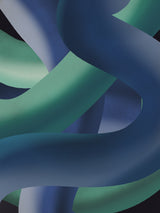 Blue and Green Wire Poster och Canvastavla