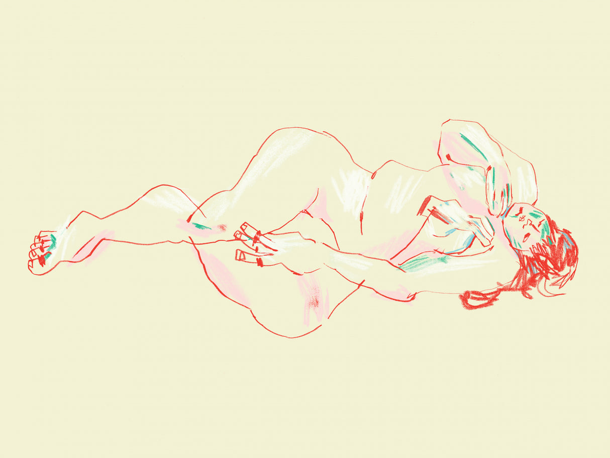 A Girl Sleeping Poster och Canvastavla