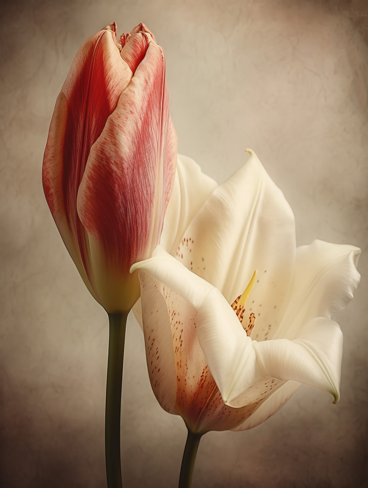 Vintage Flowers 3 Poster och Canvastavla