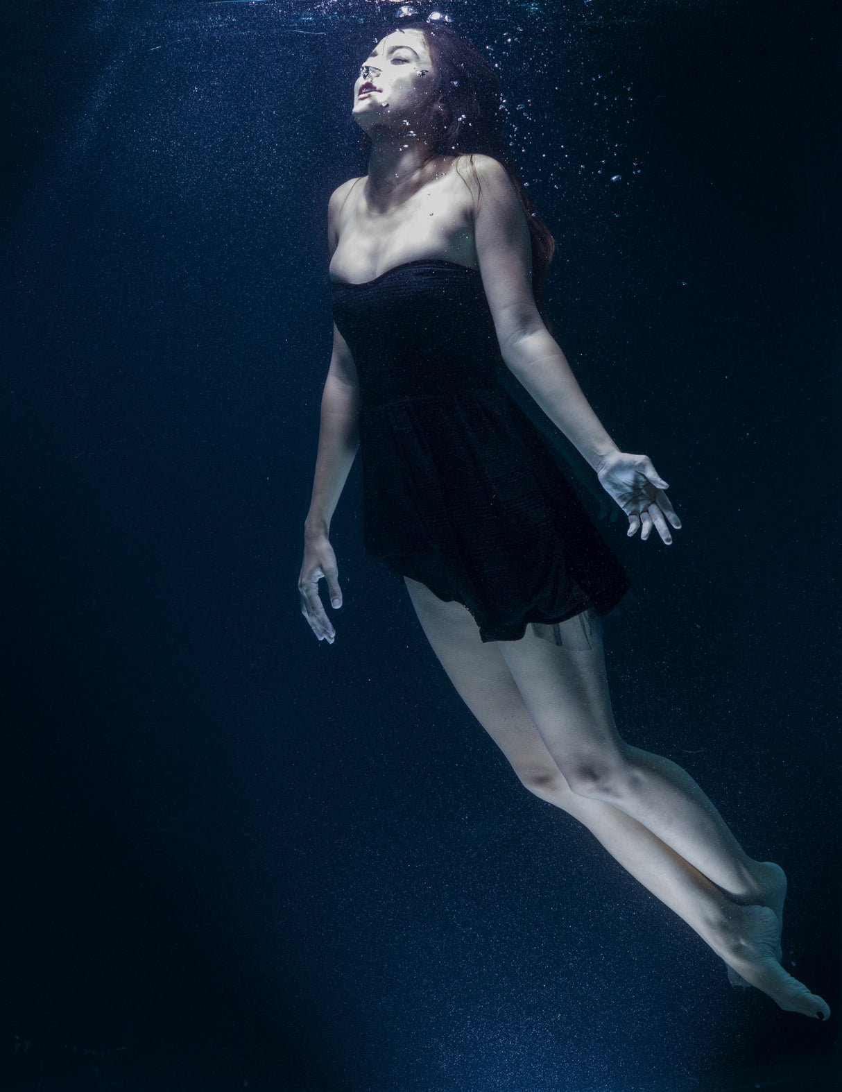 underwater artistic portrait shooting Poster och Canvastavla