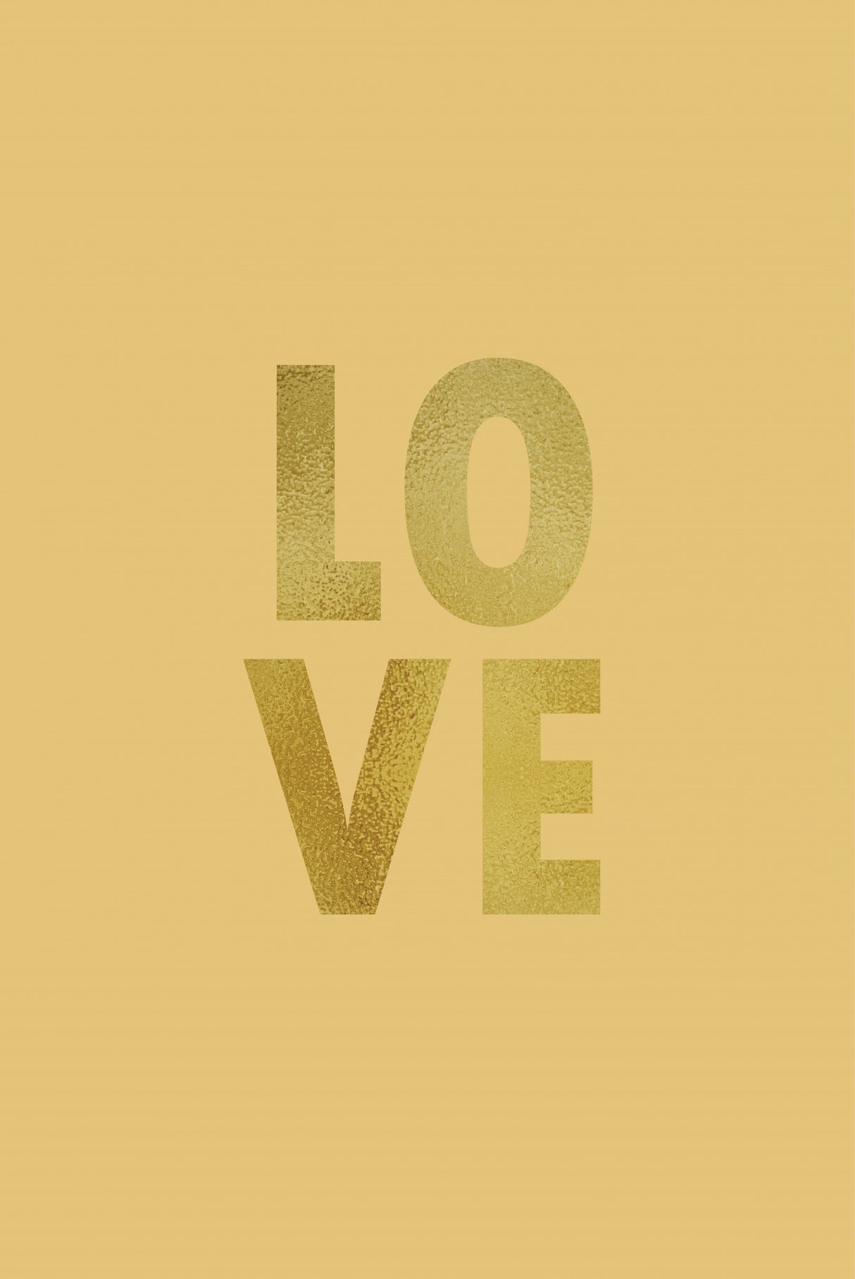 Love Mustard Poster och Canvastavla