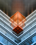 The orange cube Poster och Canvastavla