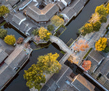 The Autumn of An Ancient Town Poster och Canvastavla