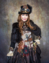 Lady Terri - Undercover Police - Steampunk Wars 1911 Poster och Canvastavla