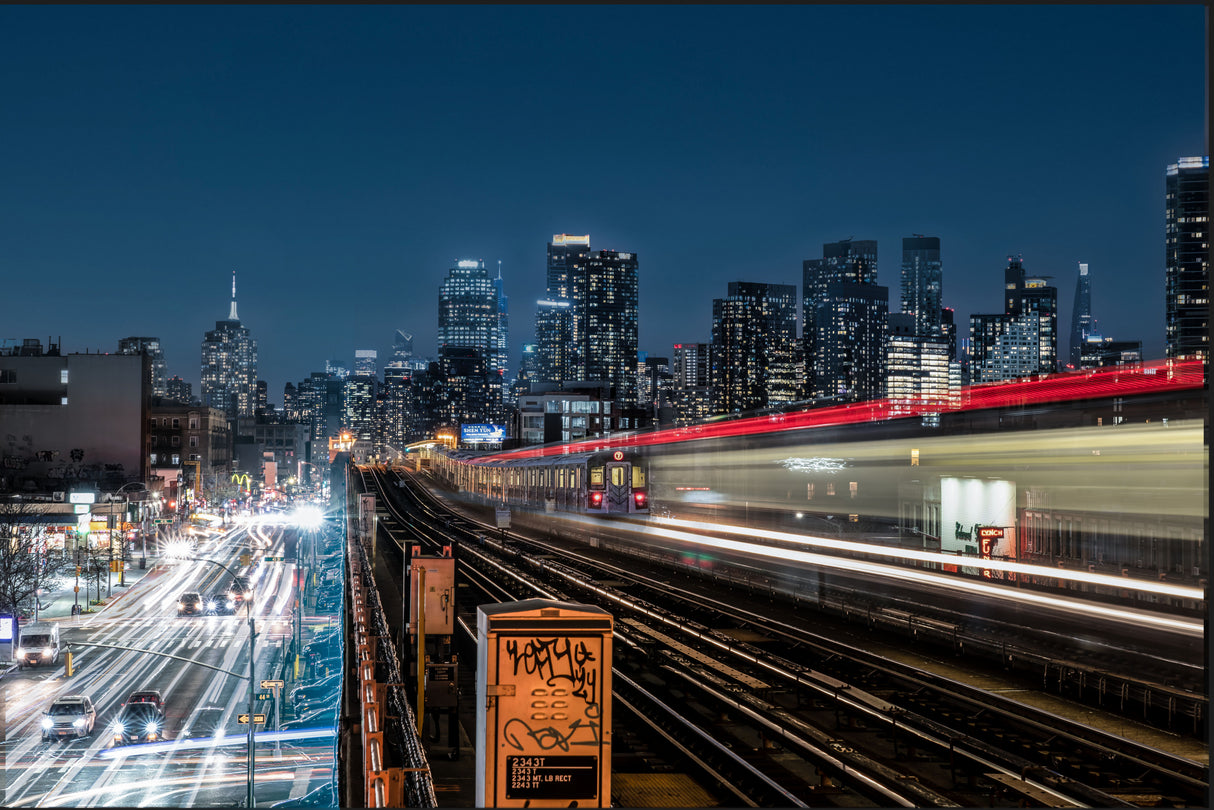 NYC Subway Poster och Canvastavla