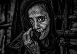 Rohingya refugee widow-Bangladesh Poster och Canvastavla