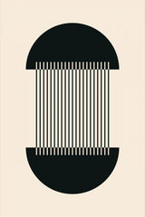 Boho Geometric Circle Poster och Canvastavla