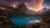 Turquoise Refection Poster och Canvastavla