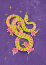 Snake Poster och Canvastavla