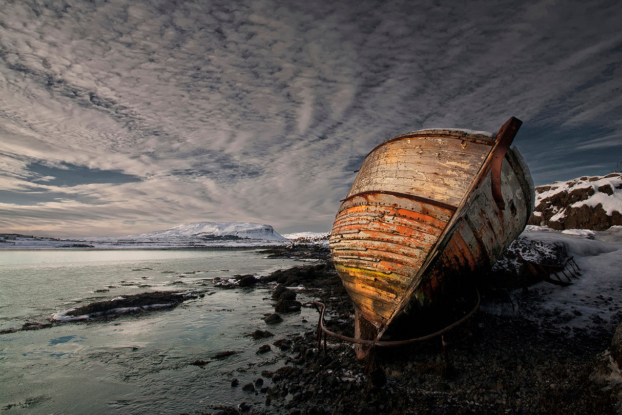 Icy Shore Poster och Canvastavla