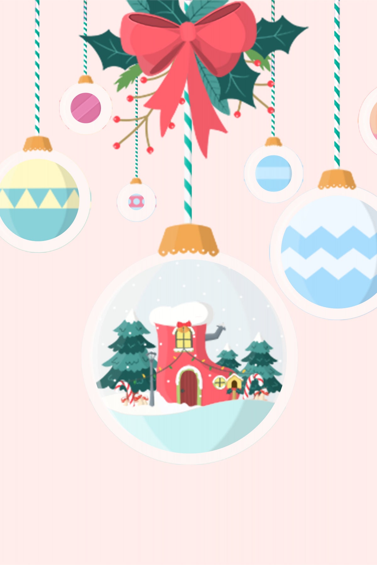 Christmas Ball Poster och Canvastavla