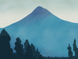 Blue Mountain Poster och Canvastavla