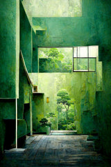The Green House Poster och Canvastavla