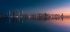 Dubai Marina Skyline Poster och Canvastavla