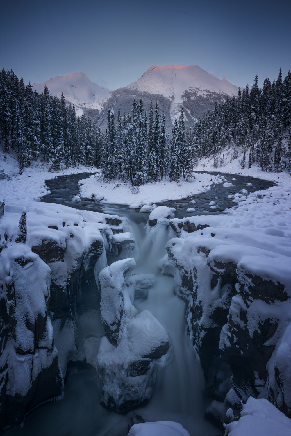 Sunwatta Falls, Canada Poster och Canvastavla