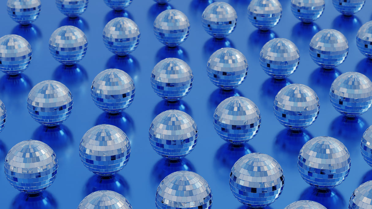 Disco Ball Metallic Poster och Canvastavla