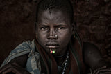 Laarim ethnic woman in a market Poster och Canvastavla