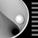 Ball and Strips Poster och Canvastavla