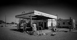 Route 66 (b&amp;w) Poster och Canvastavla