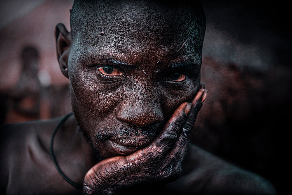 African man Poster och Canvastavla