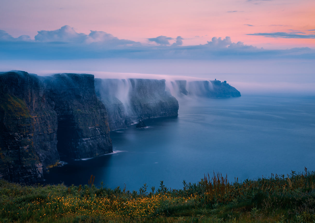 Veiled Cliffs of Moher Poster och Canvastavla