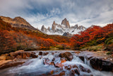 Autumn in Patagonia Poster och Canvastavla