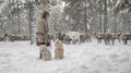 Jigorij, dogs and the herd Poster och Canvastavla