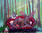 The Red Sofa Poster och Canvastavla