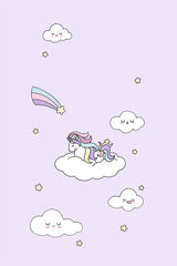 Kawaii Unicorn Poster och Canvastavla