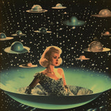 She Came From Space Collage Poster och Canvastavla