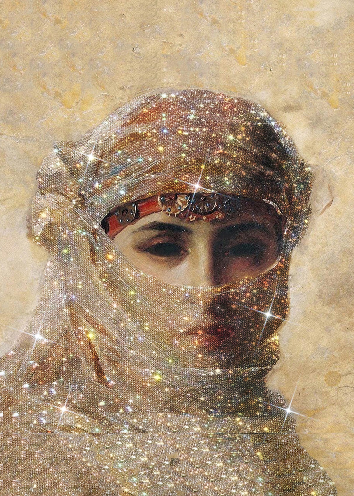 Glittered Beauty Poster och Canvastavla