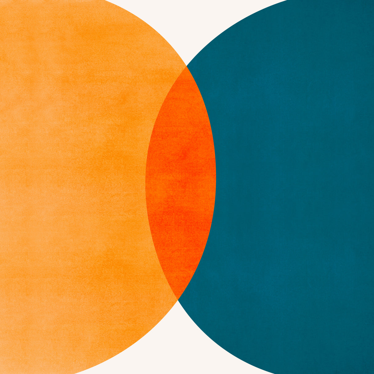 Mid Century Eclipse Poster och Canvastavla