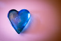 Blue Heart Poster och Canvastavla