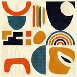 Quadrate Bunt3 Poster och Canvastavla