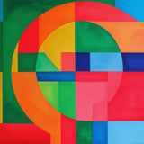 Modern Vibrant Painting No.2 Poster och Canvastavla