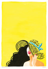 Walking on Sunshine Poster och Canvastavla
