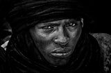 Peul man at the gerewol festival - Niger Poster och Canvastavla