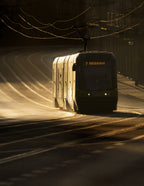 Golden urban morning Poster och Canvastavla