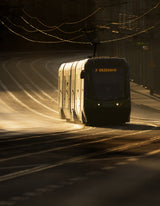 Golden urban morning Poster och Canvastavla