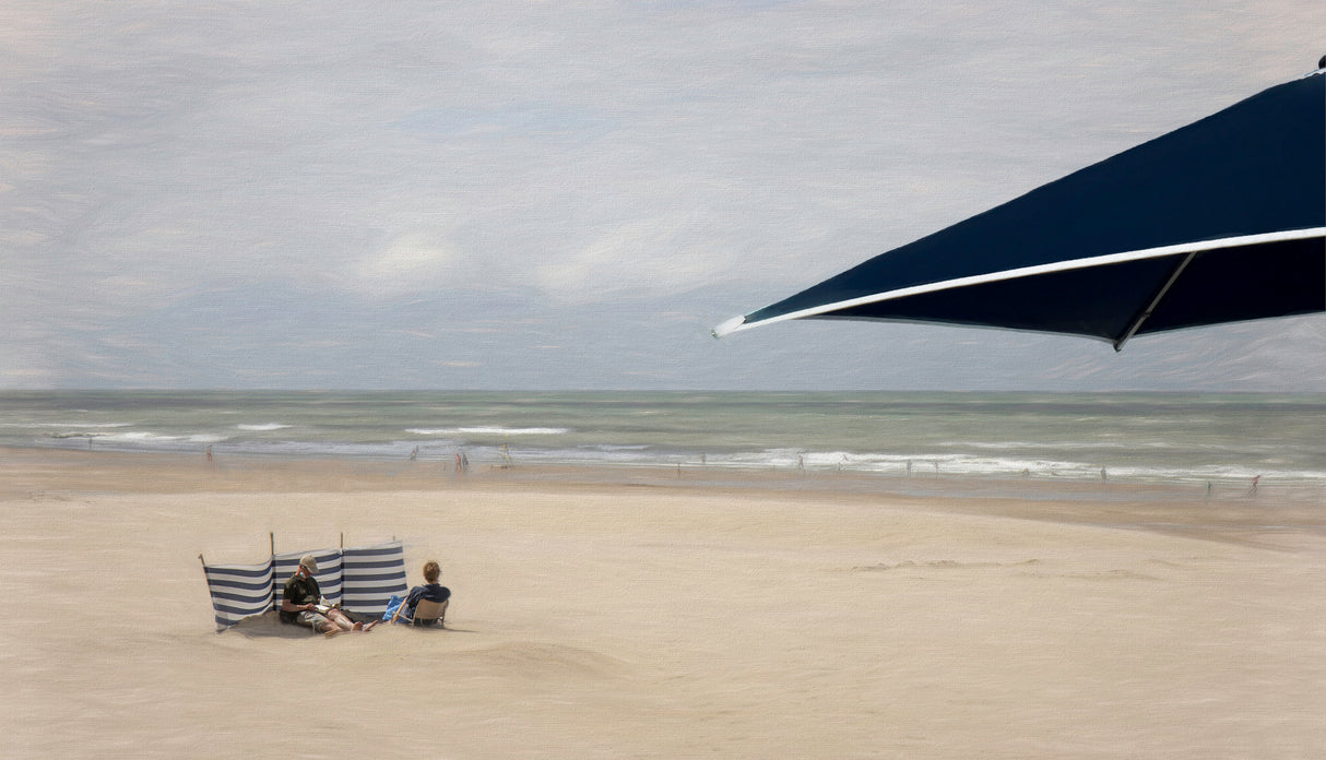 In quarantine on the beach... Poster och Canvastavla