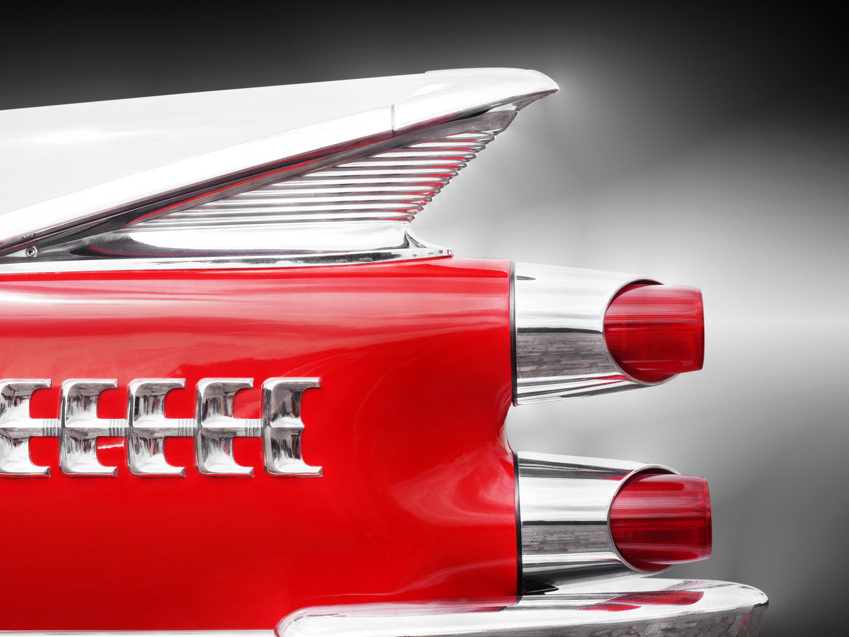American classic car Coronet 1959 tail fin Poster och Canvastavla