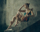 The Violist Poster och Canvastavla