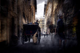 Carriage in the street Poster och Canvastavla