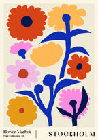 Flower Market. Stockholm Poster och Canvastavla